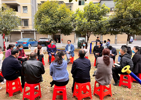 衡南县咸塘镇屋场恳谈会筑燃气安全防线